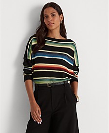 Striped Boatneck Sweater 