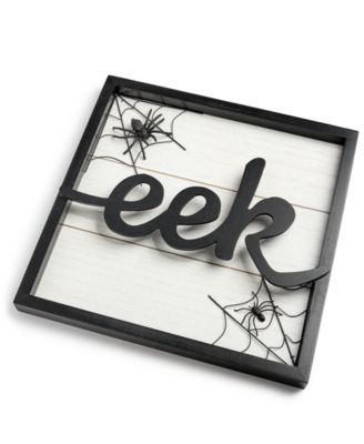 Holiday Lane - 'EEK' Wall Plaque