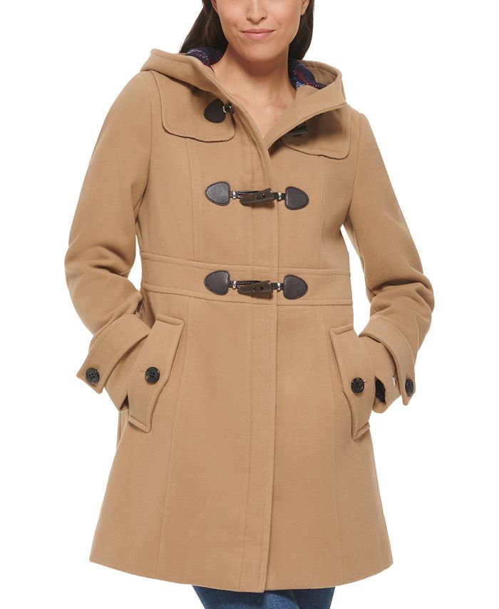 Kritisk Med venlig hilsen Kakadu Tommy Hilfiger Women's Hooded Toggle Walker Coat, Created for Macy's -  Macy's
