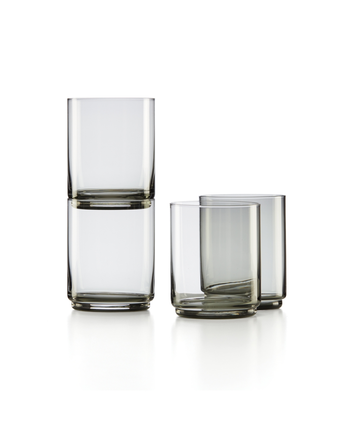 Shop Lenox Tuscany Classics Stackable Tall Glasses Set, 4 Piece In Black