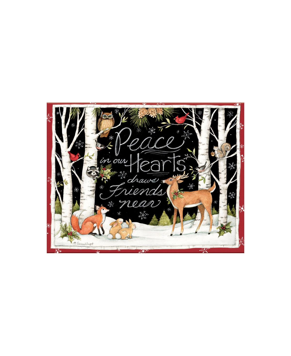 Peace in Our Hearts Boxed Christmas Cards - Multi