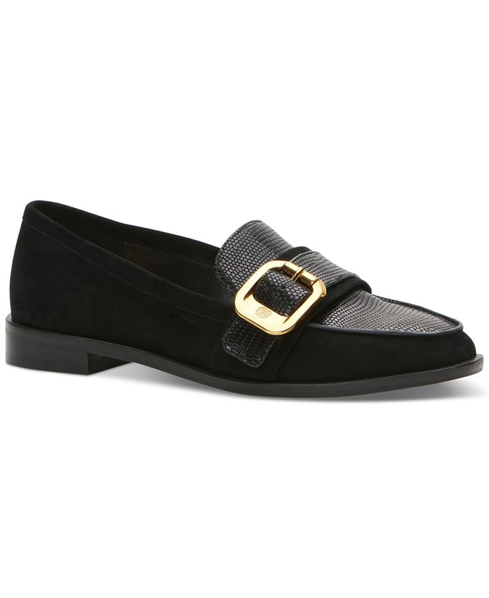 Macys womens new arrivals black loafers