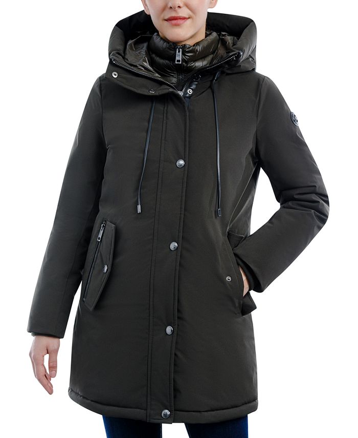 Michael kors hooded top parka