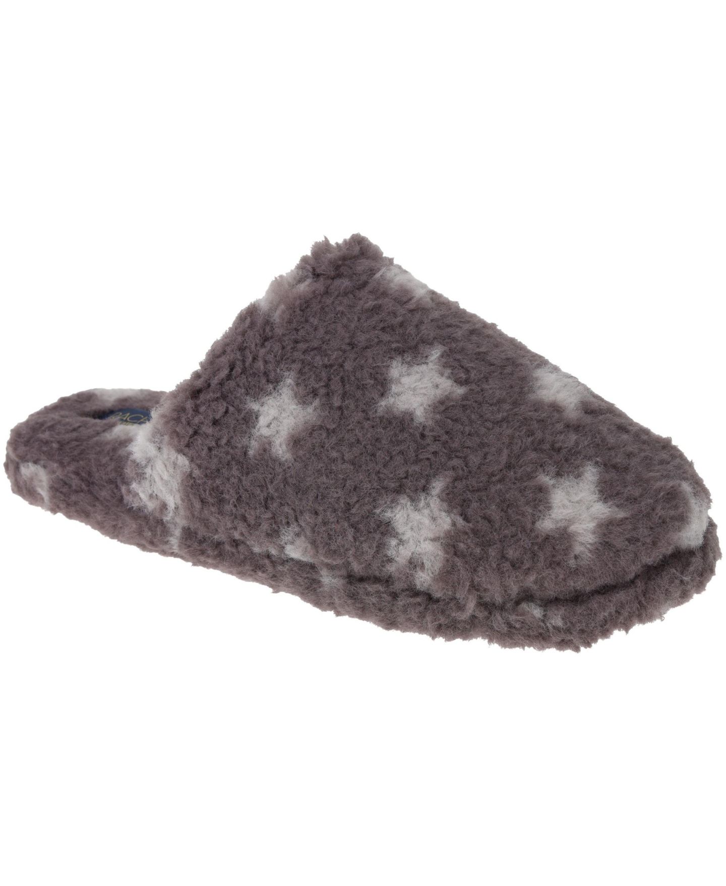 Женские тапочки RACHEL Rachel Roy Martina Sherpa Scuff Slipper, цвет: Серый — фото 1