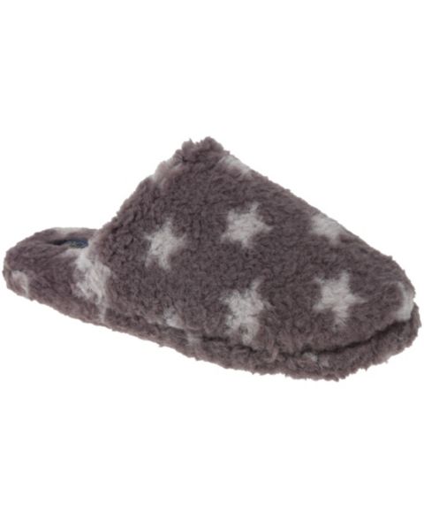Женские тапочки RACHEL Rachel Roy Martina Sherpa Scuff Slipper, цвет: Серый