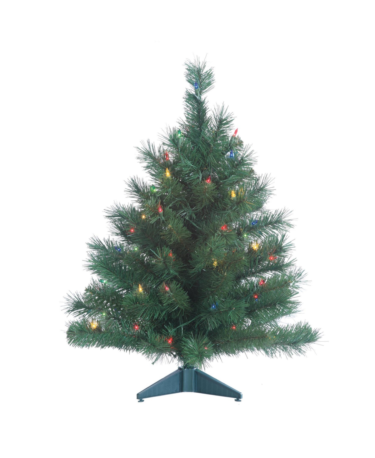 Pre-Lit Colorado Spruce with 50 Ul Lights Each, Set of 2