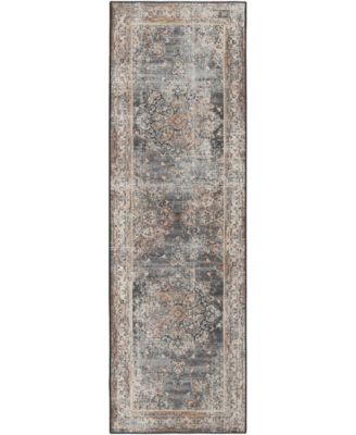 Jericho Washable JC6 2'6" x 8' Runner Area Rug