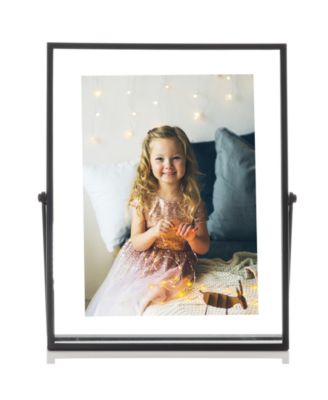 Metal Easel Float Picture Frame, 5" x 7"