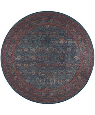 Jericho Washable JC7 4' x 4' Round Area Rug