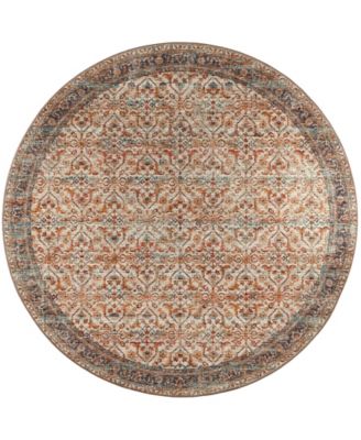 Jericho Washable JC10 6' x 6' Round Area Rug