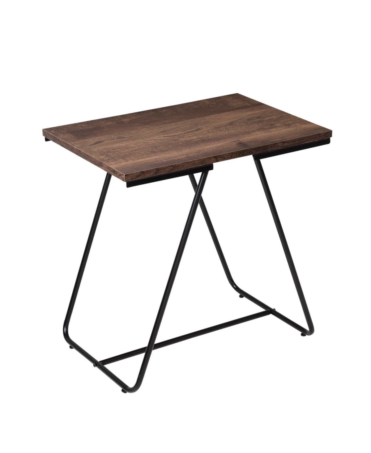 Honey Can Do Square Side Table In Black