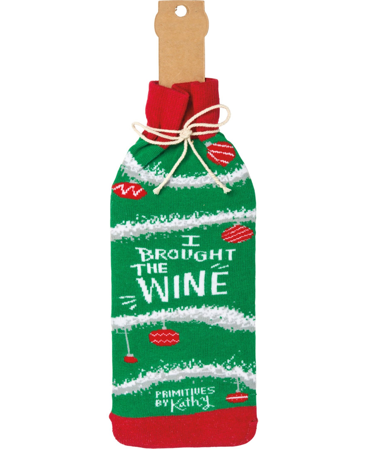 Primitives By Kathy Don't Get Your Tinsel In A Tangle In Red And White