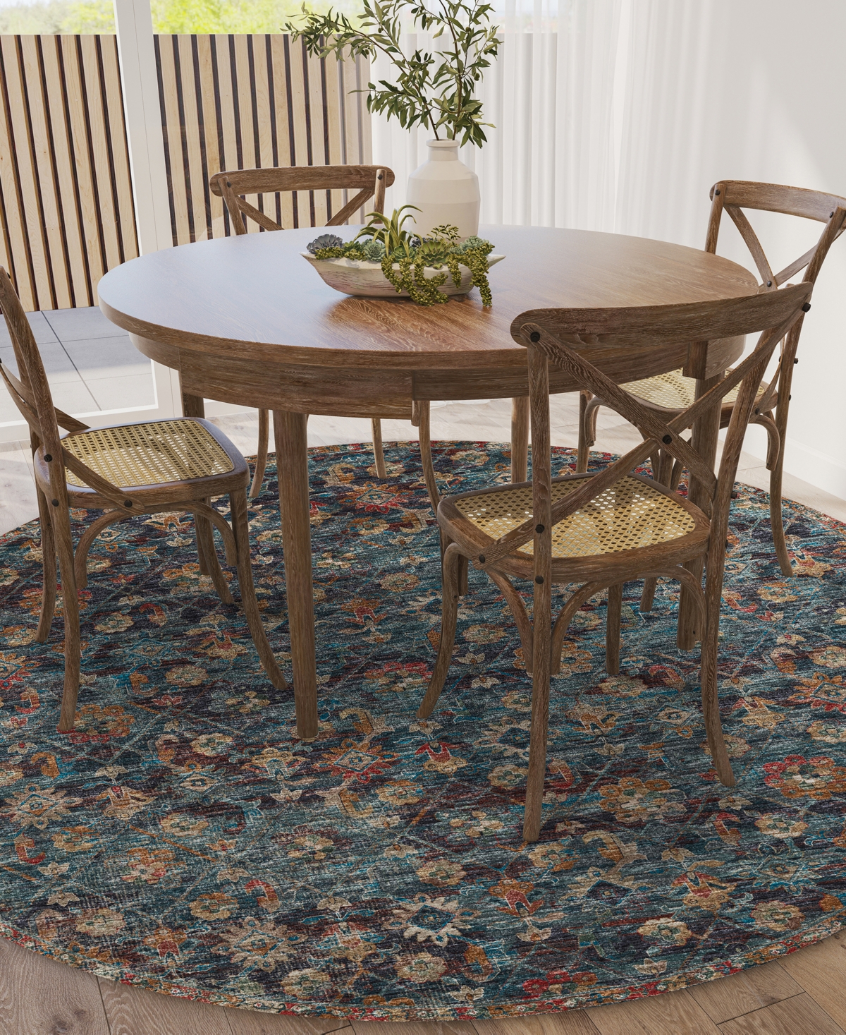 Dalyn Jericho Washable JC8 8' x Round Area Rug