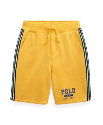 폴로 랄프로렌 보이즈 반바지 Polo Ralph Lauren Big Boys Logo Fleece Shorts,Gold Tone Bugle