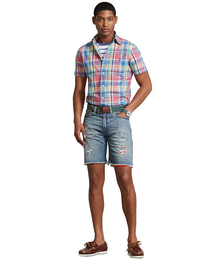 Polo Ralph Lauren Men s 8 1 2 Inch Classic Fit Cut Off Denim