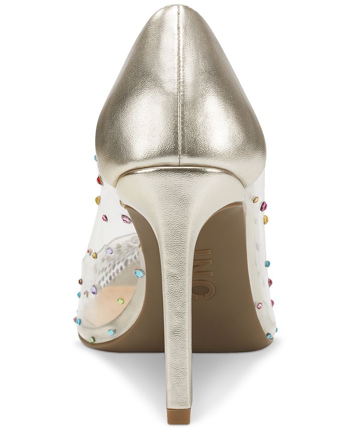 I.N.C. International Concepts Katey Clear Vinyl Pumps, Created for Macy