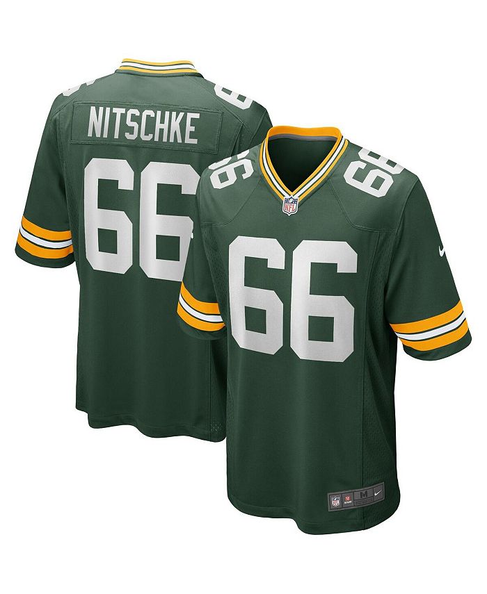 Green Bay Packers Nike Game Road Jersey - White - Custom - Mens