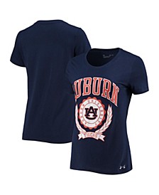 Women's Navy Auburn Tigers T-shirt