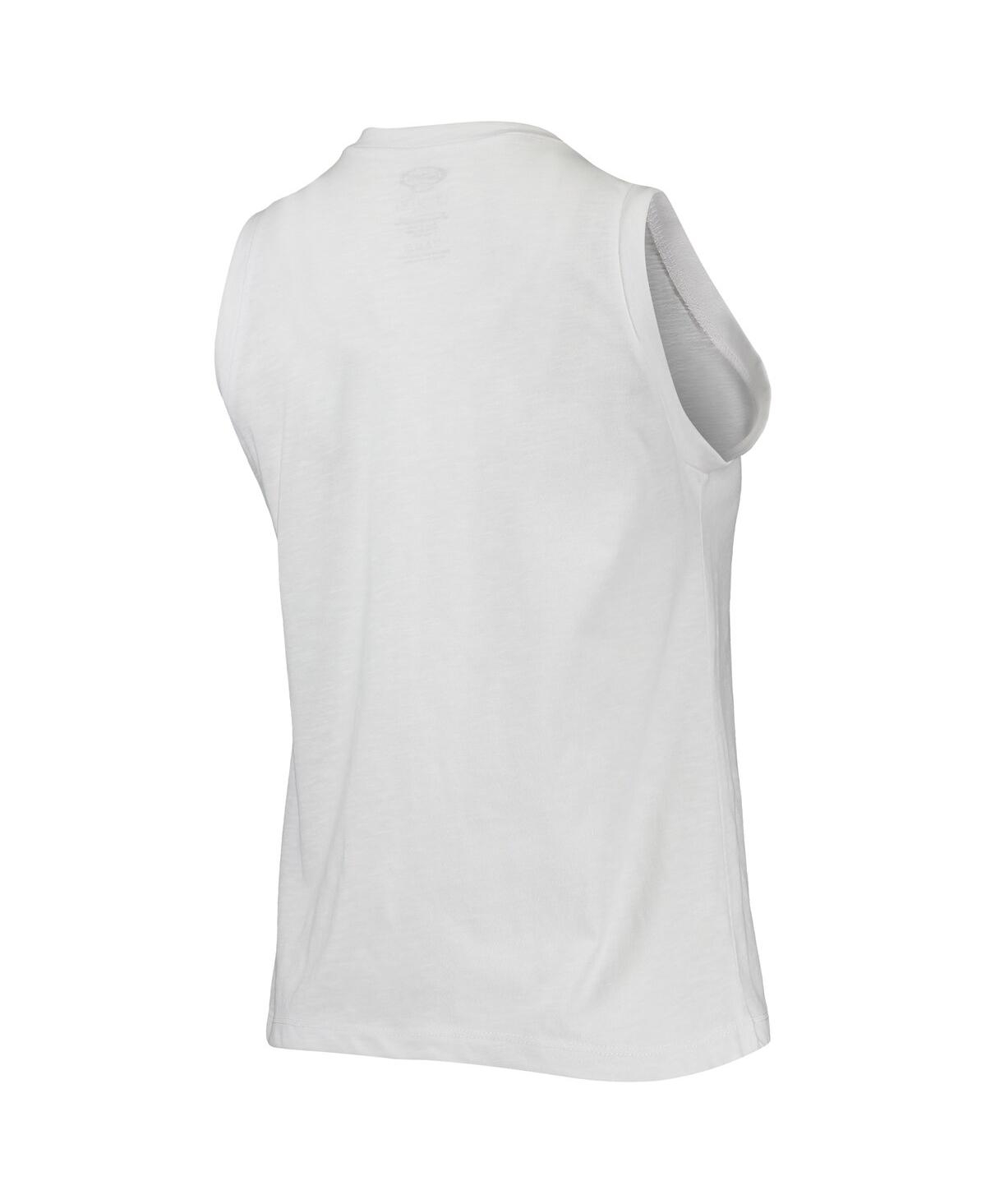 Concepts Sport Women's  Charcoal, White Penn State Nittany Lions Tank Top And Leggings Sleep Set In Charcoal,white