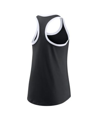 Women's Black Chicago White Sox X-Ray Racerback Performance Tank Top