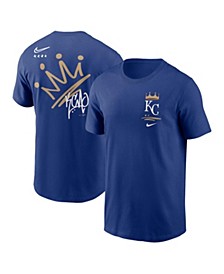 Men's Royal Kansas City Royals Wordmark Local Team T-shirt