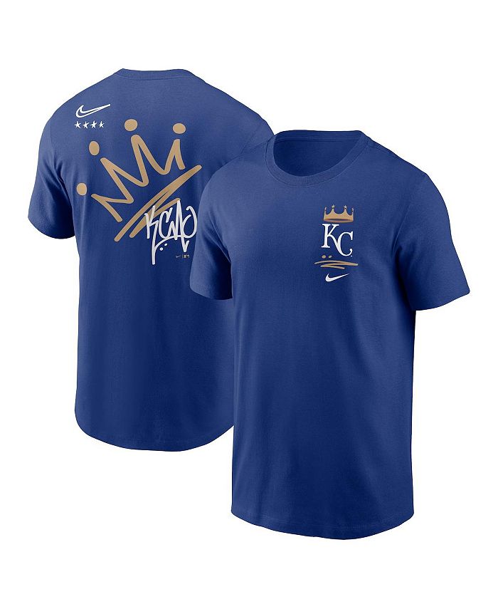 Men's Nike Royal Kansas City Royals Wordmark Local Team T-Shirt