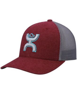 Men's Maroon, Gray Sterling Trucker Snapback Hat