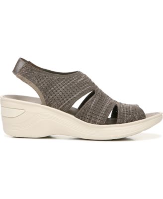 Bzees Double Up Washable Wedge Slingbacks - Macy's