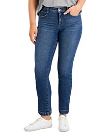 Petite Mid Rise Slim-Leg Jeans, Created for Macy's