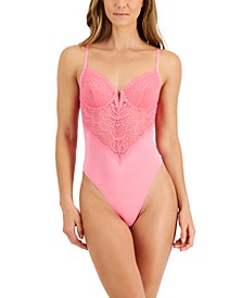 Micro Lace Bodysuit Created For Macy's