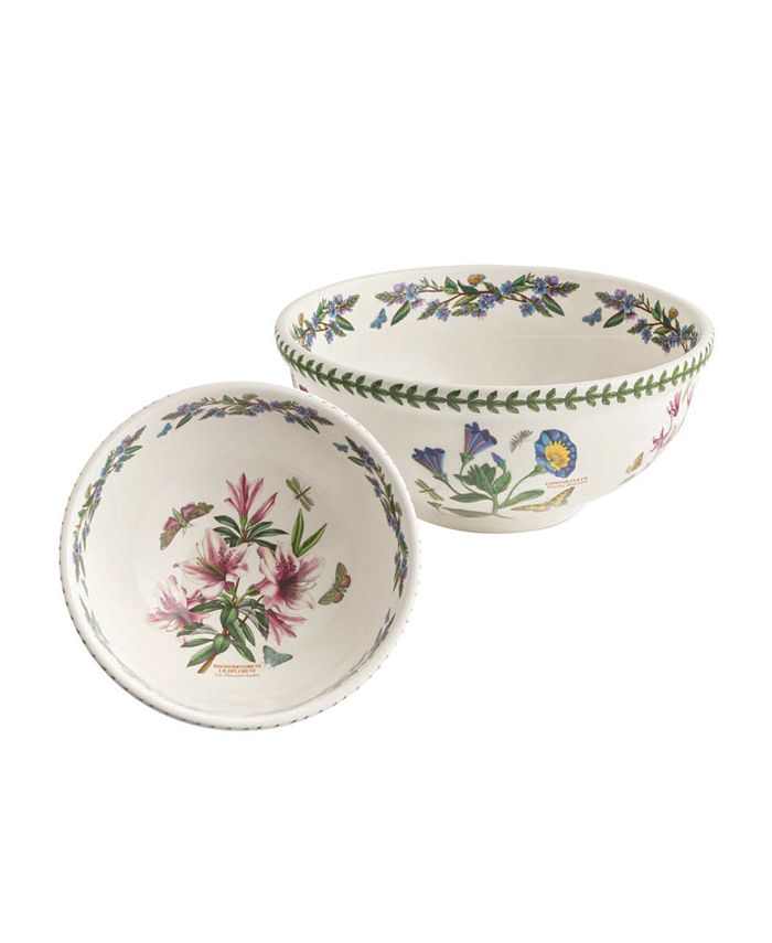 Portmeirion Botanic Garden Salad Bowl Set, 2 Piece Macy's