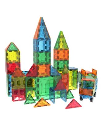 108 Piece Magnetic Building Blocks With Two Bonus Pieces
