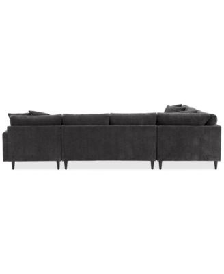 CLOSEOUT! Mariyah Fabric 4-Pc. Sectional with Chaise, Created for Macy's