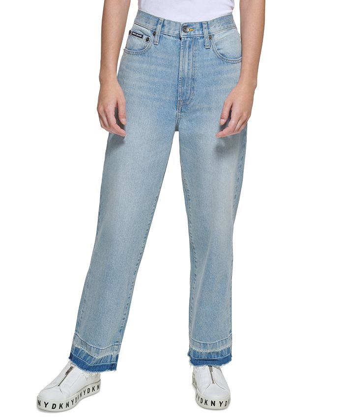 Uafhængig strække Egern DKNY Jeans Kent High-Rise Straight-Leg Jeans - Macy's