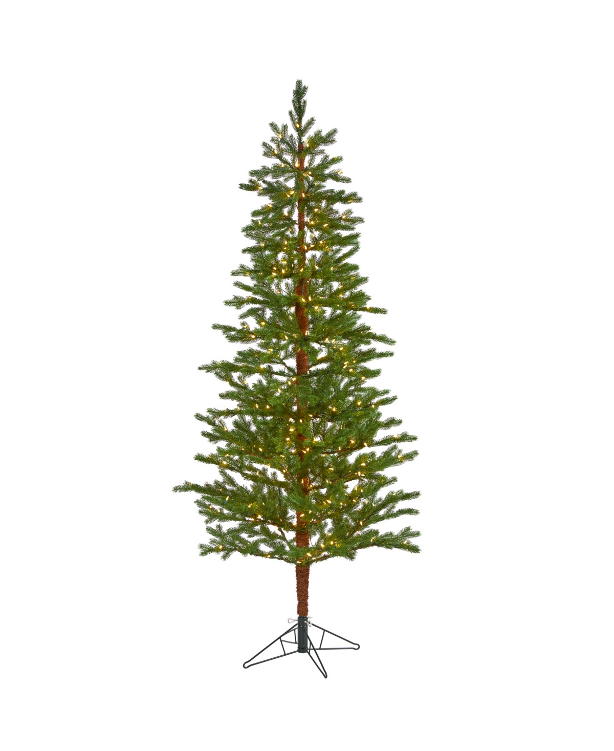 Fairbanks Fir Artificial Christmas Tree with Lights and Bendable Branches,