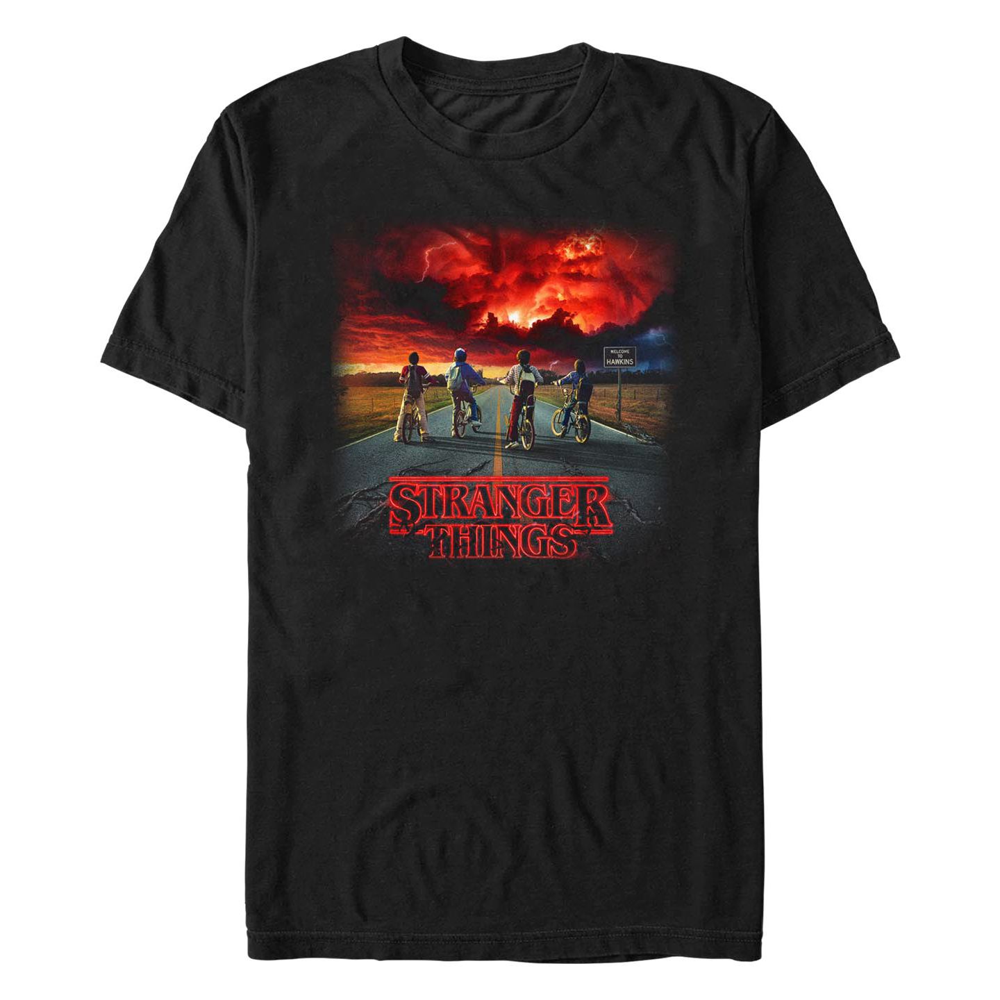 Мужская футболка Fifth Sun Stranger Things Where It Began Short Sleeve, цвет: Чёрный — фото 1