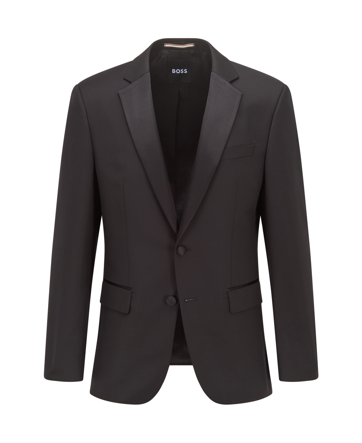 Shop Hugo Boss Boss Men's Tuxedo Jacket In Black