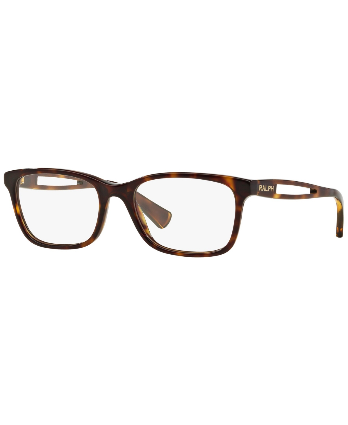 RA7069 Women's Square Eyeglasses - Shiny Dark Havana