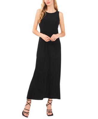 Vince Camuto Women's Crewneck Back Keyhole Sleeveless Dress - Macy's