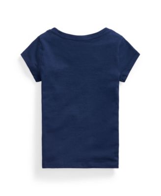 Toddler and Little Girls Cotton Jersey Short Sleeve T-shirt