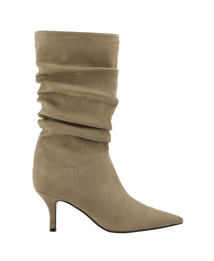 Marc Fisher Women's Manya Ruched Stiletto Boot & Reviews - Heels ...