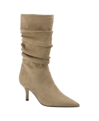 ruched stiletto boots