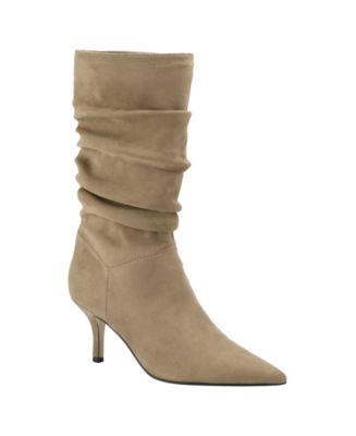 Marc Fisher Women's Manya Ruched Stiletto Boot - Macy's