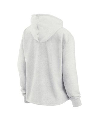 Women's Ash Washington Capitals True Classics Legacy Quarter-Zip Hoodie