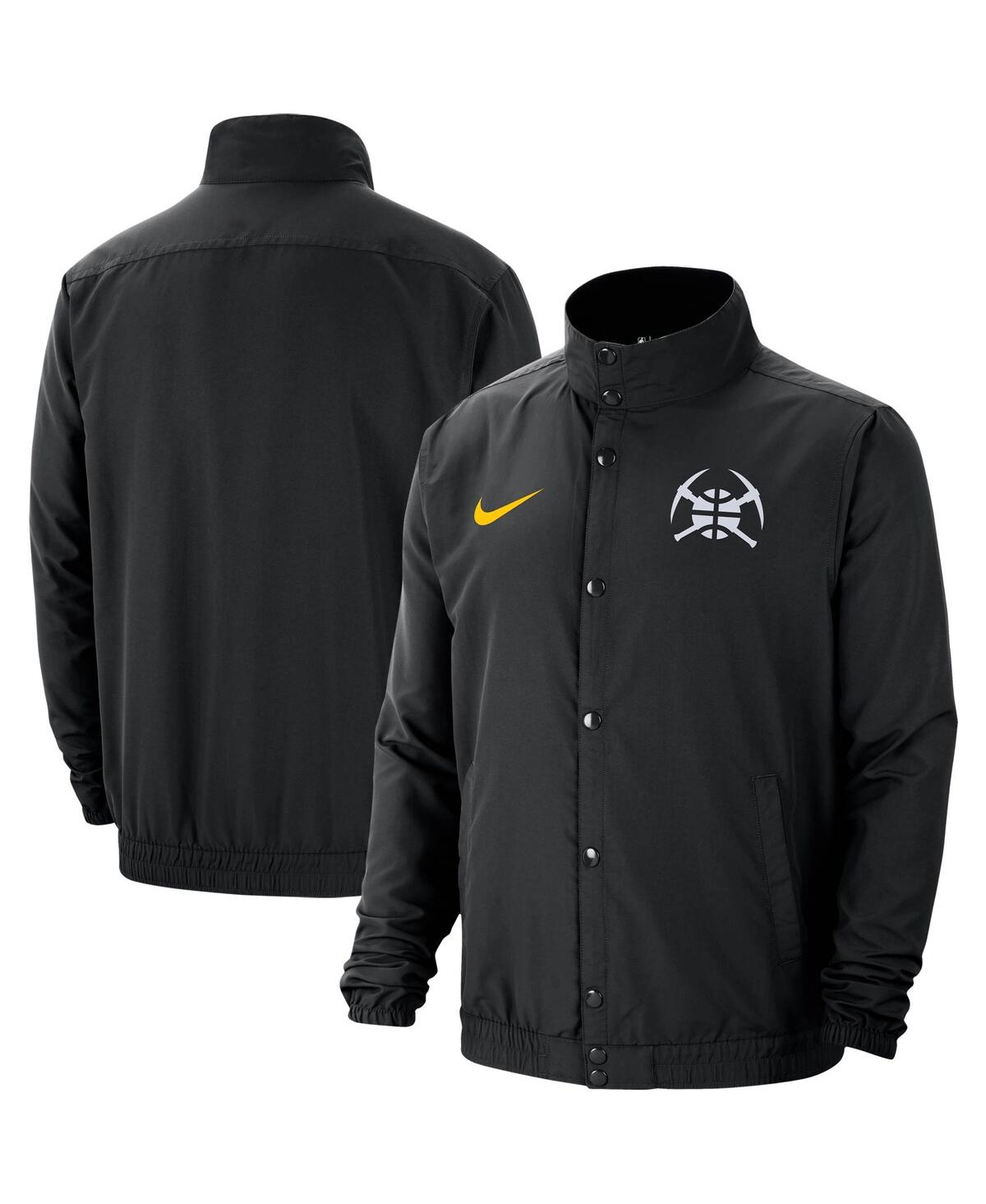 Men's Nike Black Denver Nuggets City Edition Lightweight Dna Full-Snap Jacket