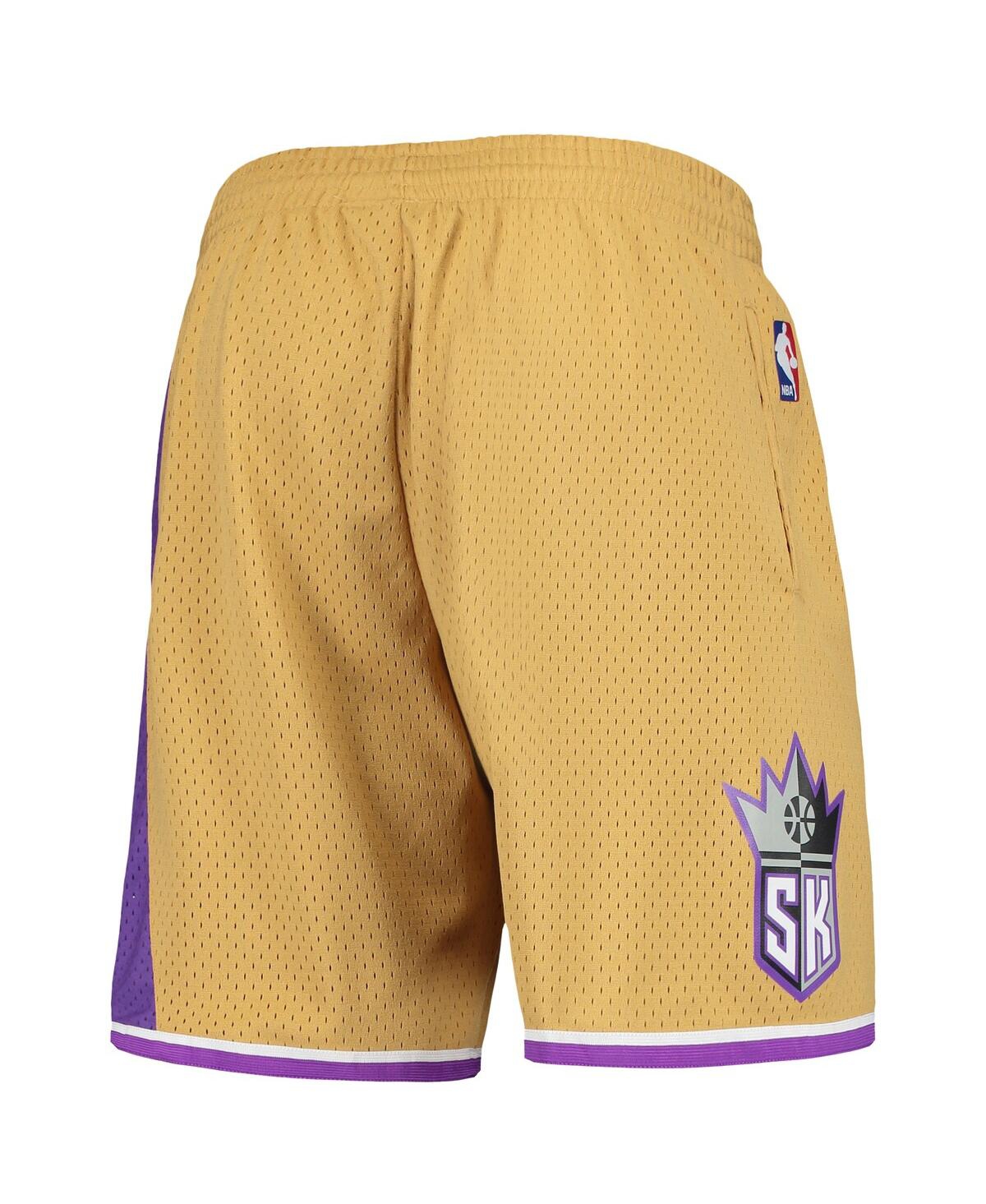 Mitchell & Ness Men's  Gold Sacramento Kings 2005-06 Hardwood Classics Swingman Shorts In Gold