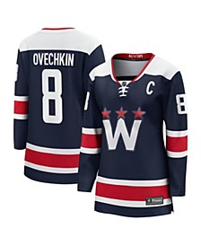 Women's Branded Alexander Ovechkin Navy Washington Capitals 2020/21 Alternate Premier Breakaway Player Jersey