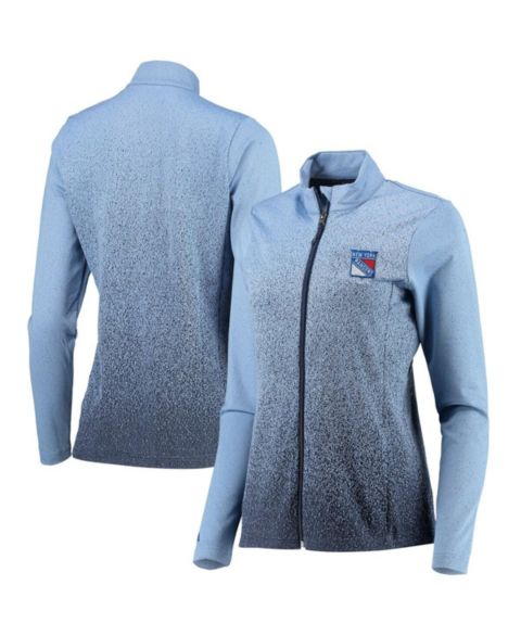 Женские куртки Antigua Women's Royal, Navy New York Rangers Guide Desert Dry Full-Zip Jacket