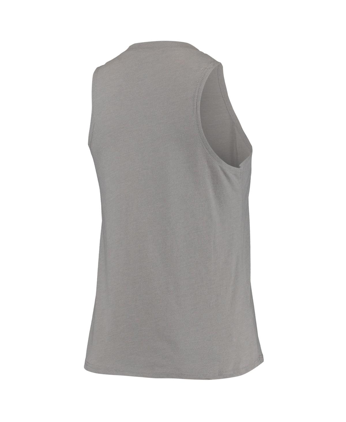 CONCEPTS SPORT WOMEN'S CONCEPTS SPORT GRAY, NAVY WINNIPEG JETS METER TANK TOP AND PANTS SLEEP SET 
