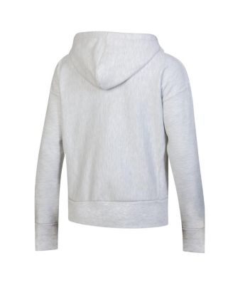 Women's Heathered Gray Arizona Coyotes Reverse Weave Pullover Hoodie